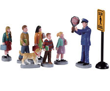 Lemax The Crossing Guard -Holiday Village Carnival  Train Accent-8 Piece Set picture