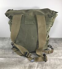 Vietnam Wa Era US Army OG Canvas Rucksack Backpack Field Military Bag Vintage picture