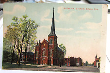 1908-15 Defiance OHIO Postcard ST Paul M.E. Church Defiance County Oh. unposted picture