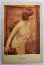 Vtg Old Postcard French Beauty Nude Woman 
