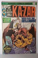 Marvel Comics Ka-Zar Lord of the Hidden Jungle Issue #15 April 1976 picture