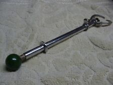 Vintage Spring-Loaded ICE/OLIVE GRABBER TONGS Bar/Barware GREEN Bakelite Knob picture