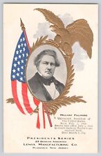 Postcard United States President Millard Fillmore Patriotic Flag Antique picture