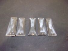 5 VINTAGE COFFIN GLASS CRYSTAL PRISM  DROPS BOX #6 picture