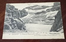 Vintage Unused Postcard Gavarnie France Le Lac Glacé & Le Mont Perdu picture