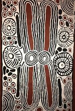 Special Aboriginal Art  - Painting by Legend Ningura Napurrula Massive Tribal picture