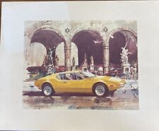 rare FORD PANTERA VINTAGE Water Color Print 20x16  beautiful picture