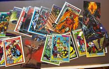 Vintage 1990’s Marvel Comics Trading Cards Superheroes Villains Lot 25 Cards picture