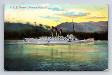 c1911 CPR Steamer Princess Victoria Postcard picture