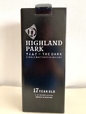 Highland Park The Dark 17 Year Old Whisky EMPTY BOX picture