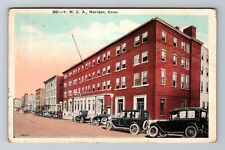 Meriden CT-Connecticut, YMCA Building, Antique Vintage Souvenir Postcard picture