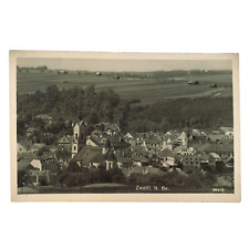 Zwettl Austria Skyline RPPC Postcard 1950s Lower Austria Church & Town C3420 picture