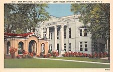 East Entrance Cleveland County Court House Shelby North Carolina Postcard picture