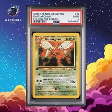 Pokemon Card Dardargnan PSA 9 18/75 Edition 1 Wizards Neo Discovery French picture
