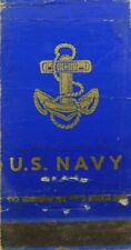 United States Navy USN Anchor Vintage Matchbook Cover picture