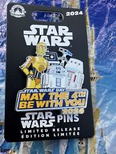Disney Parks Star Wars R2-D2 C-3PO & Droids May the 4th Be With You 2024 Pin LR picture