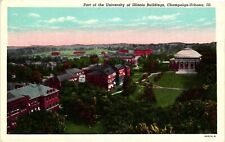 Vintage Postcard- University of Illinois Buldings, Champaign-Urbana, Early 1900s picture