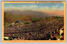 Hollywood Bowl Summer Symphonies Under Stars CA California PostCard  - C7 picture