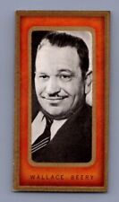 1938 Carreras Film Favourites Vintage Tobacco Trading Card #14 Wallace Beery EX picture