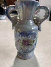 Vintage BLUE Vases 4.5 Inch Tall  picture