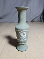 Vintage Small Wedgewood Style Vase Green 5.5