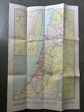 Historic Tourist Map Of Israel 1952 picture