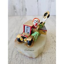 Ron Lee clown car circus 2000 gold artist proof statue figurine picture