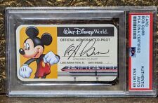 Bob Gurr Autograph Walt Disney Monorail Creator PSA Signed CO-PILOT-LICENSE picture