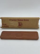 Vintage Longaberger Pottery Cracker Basket Warming Clay Brick Made In USA  picture