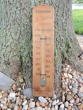 Dr. Stern's Root Beer Advertising Soda Wood Thermometer picture