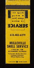 1980s? Milleville Shell Gas Service Tune Ups Brake Service I-70 Altamont IL MB picture