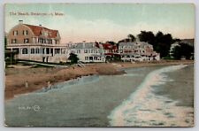 Beach At Swampscott  MA Massachusetts Postcard L29 picture