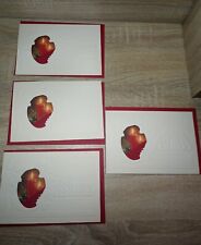 Vintage Christmas Hallmark Unused  Greeting Cards With Envelopes Happiness  picture