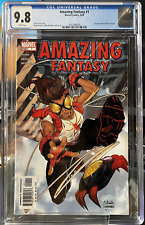 Amazing Fantasy #1 (2004) CGC 9.8 WHITE PAGES Key 1st App. Anya Corazon - MCU picture