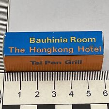 Matchbox Cover  The Hongkong Hotel  Gun Bar-Tai pan Grill-Bauhinia Room  gmg picture