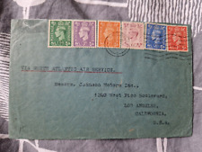 Vintage Envelope Johnson Motors Inc. LA California 1945 Automobilia picture