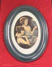Antique Oval Frame And Picture Of “Dot’s Mom” (H) picture