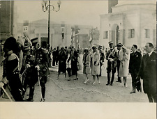 Rome 1928, inauguration Colonial Exhibition Vintage silver print draw arg picture