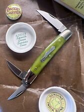 GEC # 62 Pocket Carver, Smooth Green Banana Great Eastern Cutlery  620324 picture