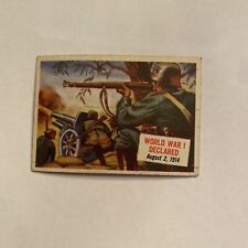 1954 Topps Scoops #18 World War I Declared picture