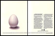 1985 BNR Bell Northern Research Vintage PRINT AD Christopher Columbus Egg Story picture