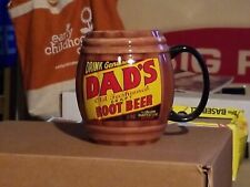 Dad's Barrel Mug Drink Genuine Dad's Old Fashioned Draft Root Beer Ceramic Cup picture