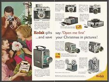 KODAK for gifts 1962 Vintage 2 Pieces Print Ad picture