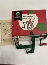Vintage White Mountain Apple Parer Corer & Slicer W/Instructions In Original Box picture