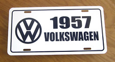 1957  Volkswagen license plate car tag 57 VW  beetle bug bus type 2 picture