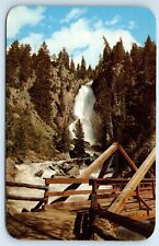 Postcard Fish Creek Falls, Steamboat Springs, Colorado H199 picture