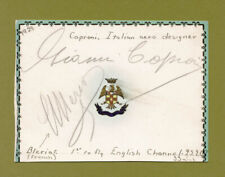 LOUIS BLERIOT - AUTOGRAPH CIRCA 1929 WITH CO-SIGNERS picture