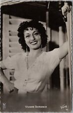 Vintage VIVIANE ROMANCE Real Photo RPPC Postcard French Actress / Moulin Rouge picture