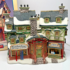 Lemax Retired Timberline Ski Lodge 2003 Christmas Village House w/Box & Light VG picture