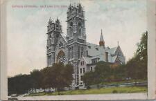 Postcard Catholic Cathedral Salt Lake City Utah UT picture
